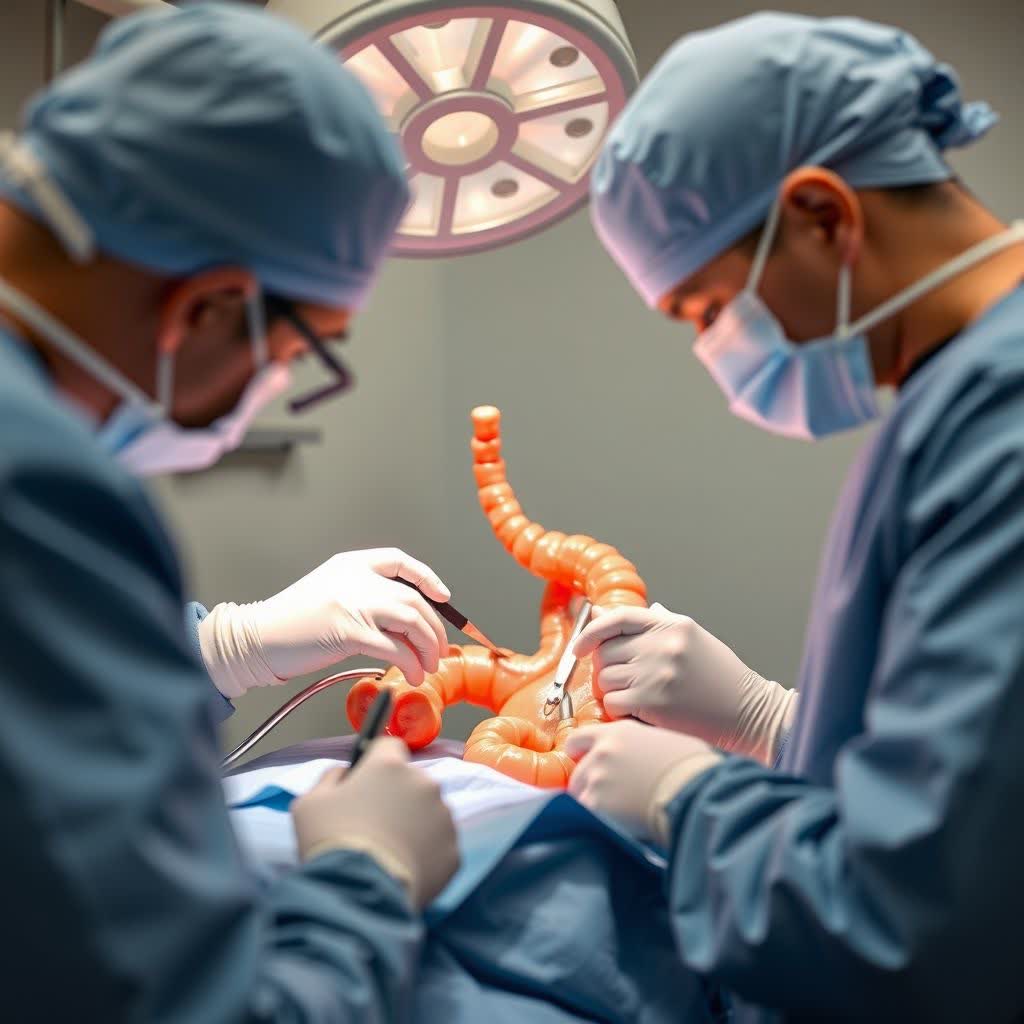 جراحی درمان سرطان روده بزرگ